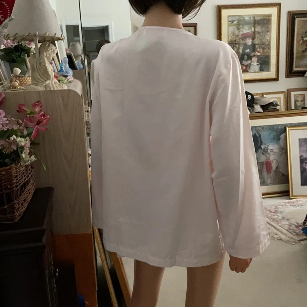 NWT Vintage Oscar de la Renta pajama top - Picture 5 of 10